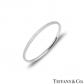 Tiffany & Co. White Gold Diamond Bangle Tiffany & Co. White Gold Diamond Bangle